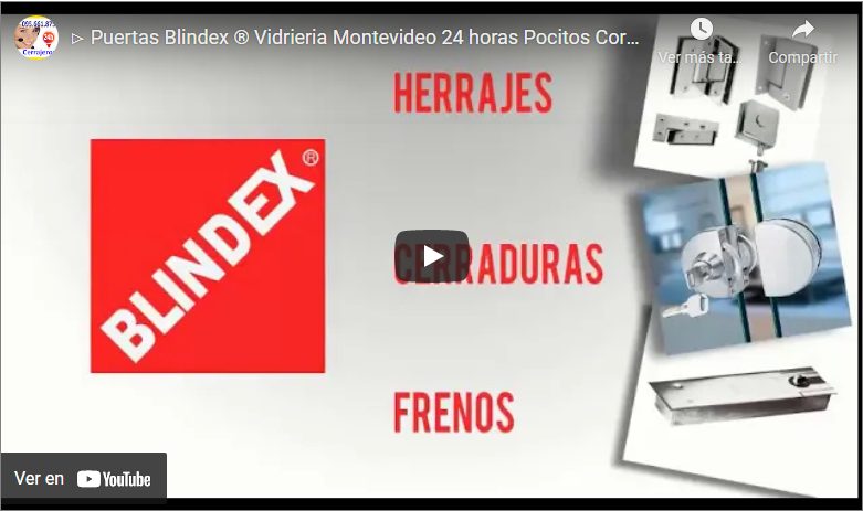 puerta blindex vidrieria montevideo 24 horas