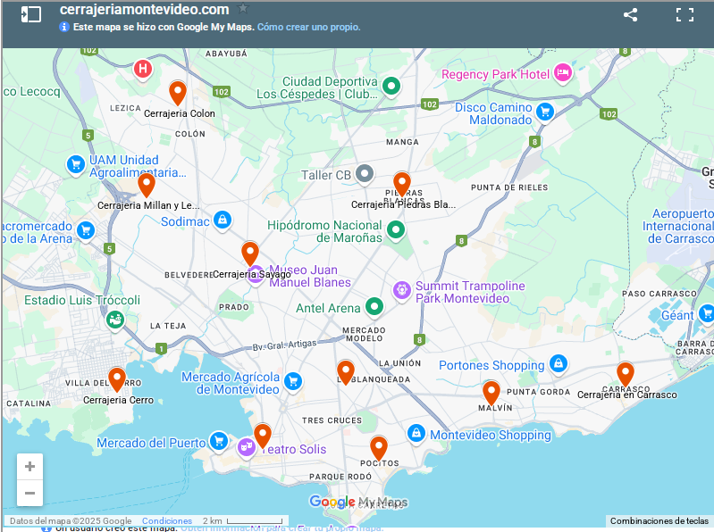 mapas de cerrajerias en montevideo abiertas 24 horas cerrajero a domicilio